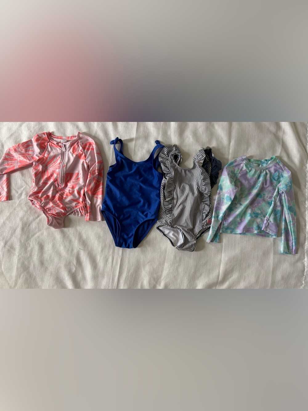 Girls 3T swimsuit lot cat&jack, Rufflebutts, babygap